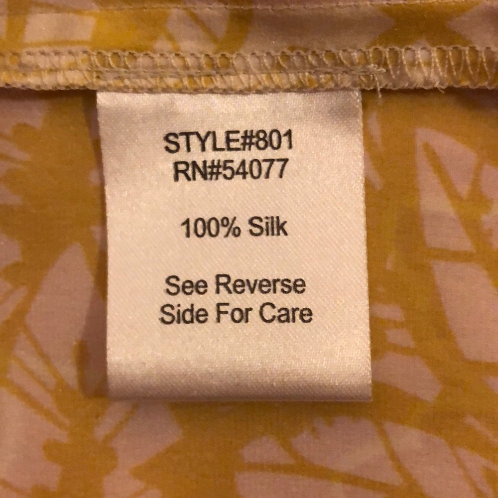 CABI SILK sleeveless bow blouse - Picture 5 of 7
